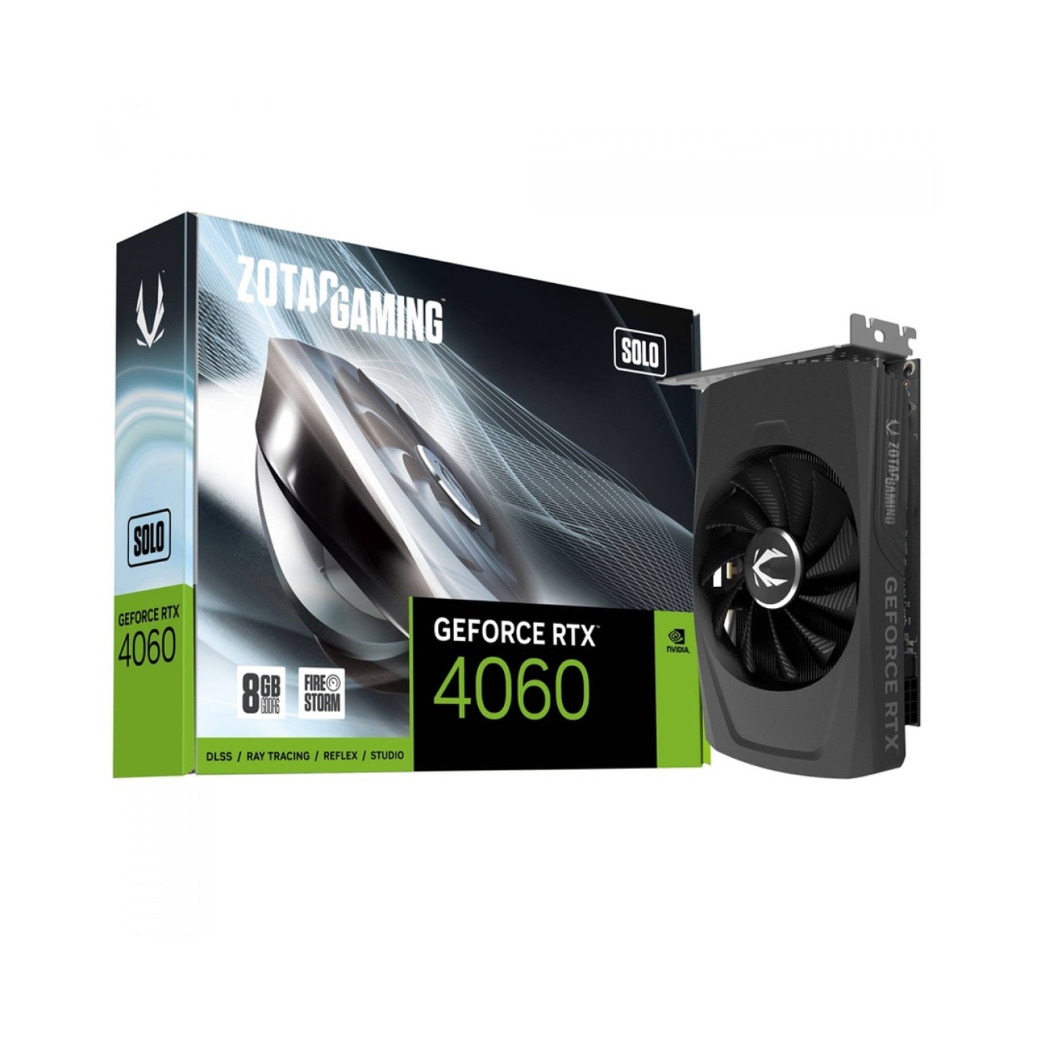 Placa de Vídeo Zotac GeForce RTX 4060 Gaming Solo 8GB GDDR6