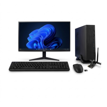 Computador Desktop Profissional Intel Core i5 11400 16GB RAM SSD 512GB Monitor 21.5" e Periféricos