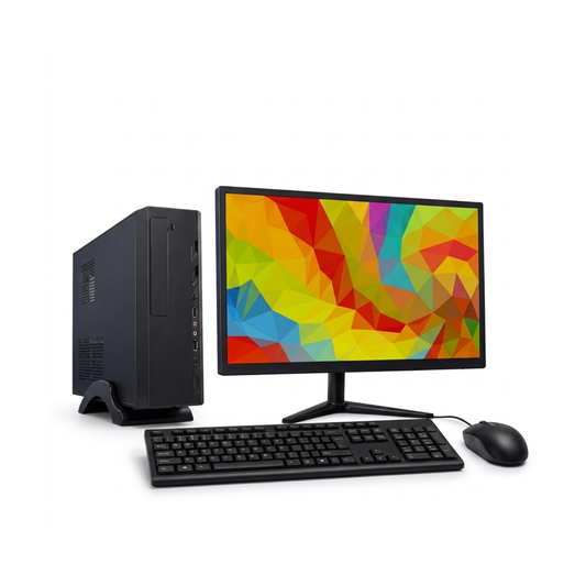 Desktop Home Office AMD Ryzen 5 5600 16GB DDR4 SSD 512GB NVME  + Monitor 20" HDMI Wi-Fi Linux (Ubuntu)
