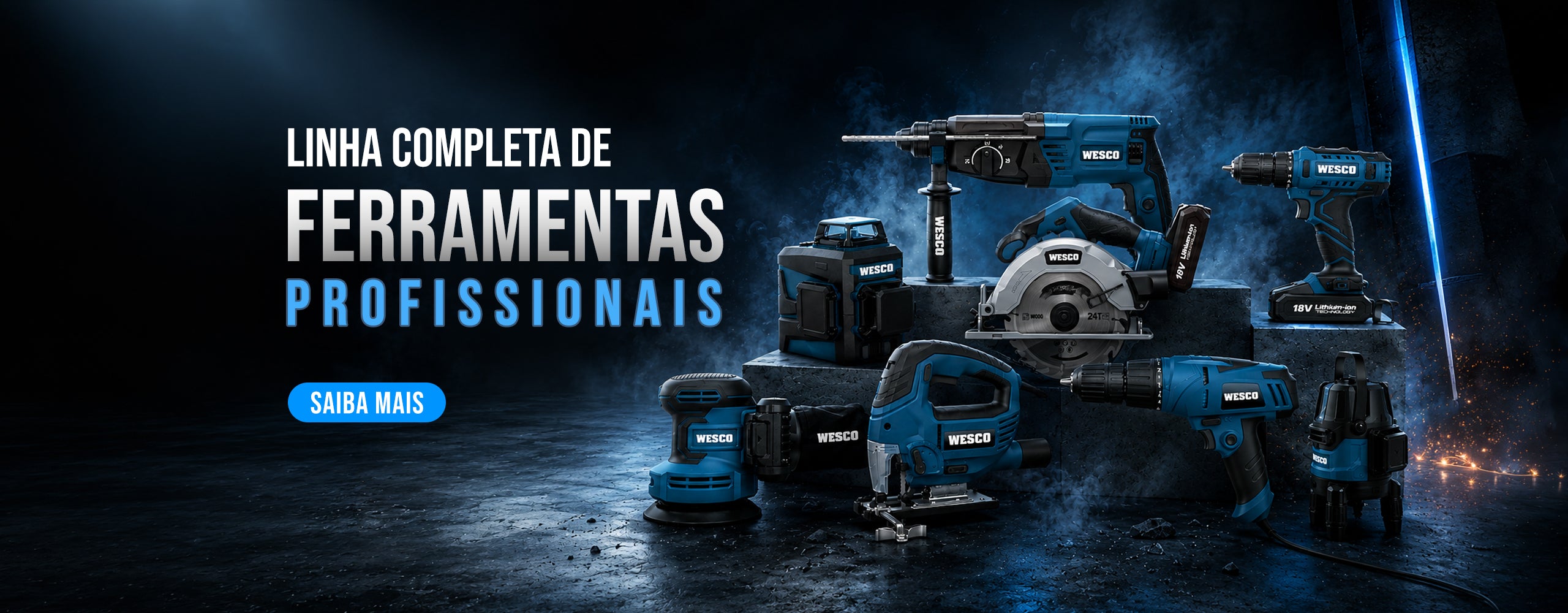 Linha Completa de Ferramentas Profissionais Wesco