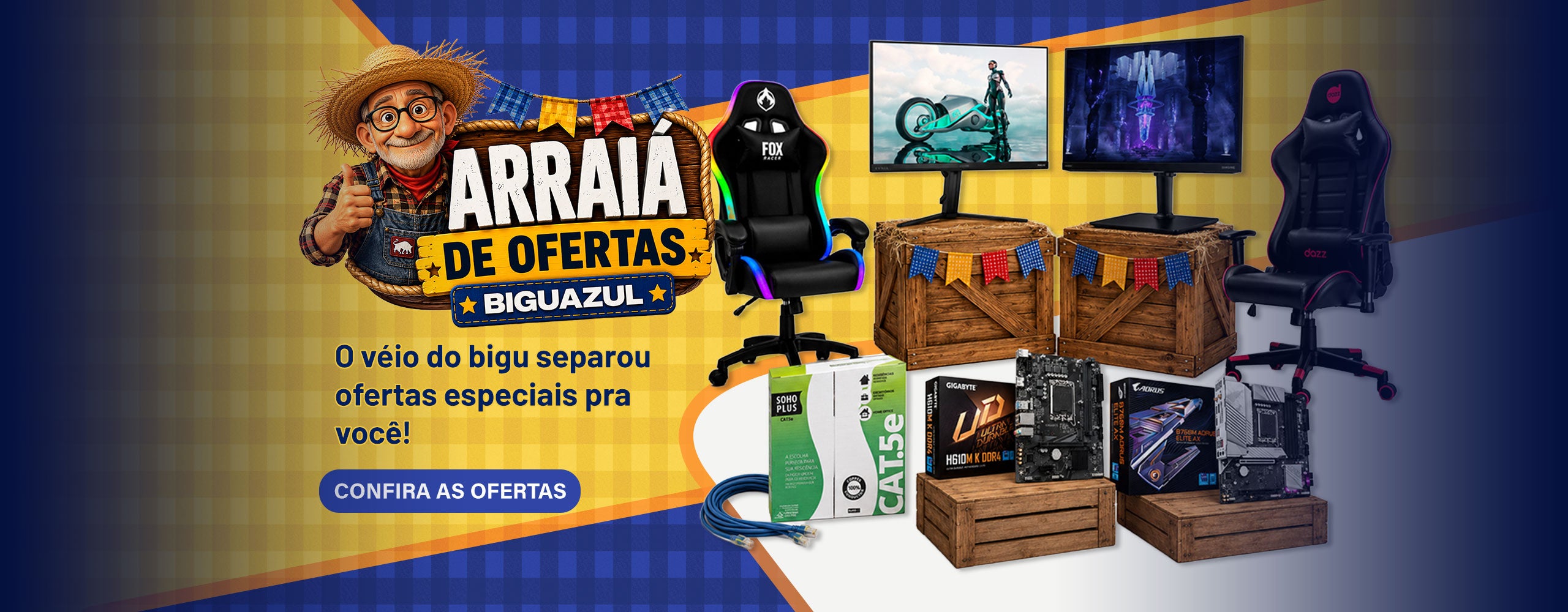 Arraiá de Ofertas BiguAzul